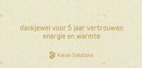 5 jaar Kelvin Solutions